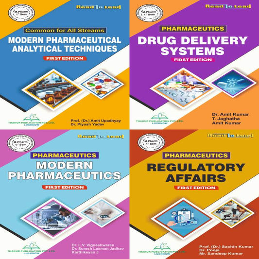 Mpharm First Semester 4 in 1 Combo pack