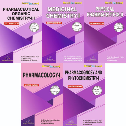B.Pharm Fourth Semester 5 in one Combo Pack