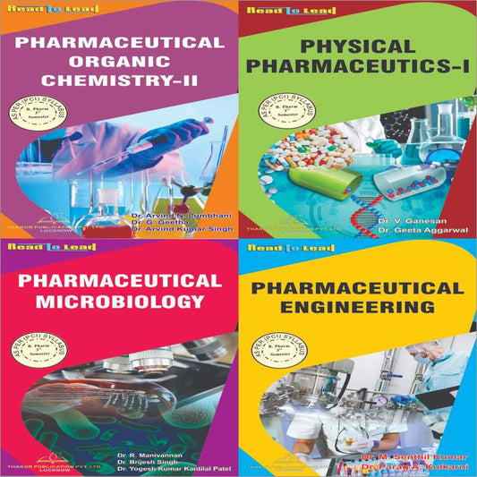 B.Pharm Third Semester ( 4 in 1 ) Combo Pack books