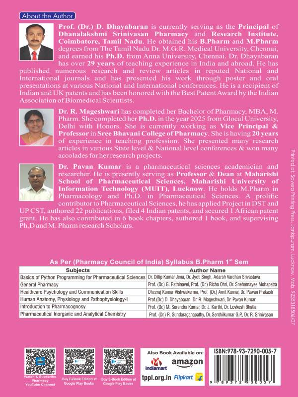 Human Anatomy Physiology and Pathophysiology-I | B.Pharm First Semester | latest syllabus 2026 | thakur publication | Black and White Book