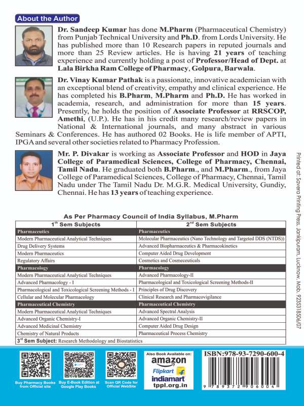 Pharmaceutical Process Chemistry(Pharmaceutical Chemistry) M.Pharm Second Semester