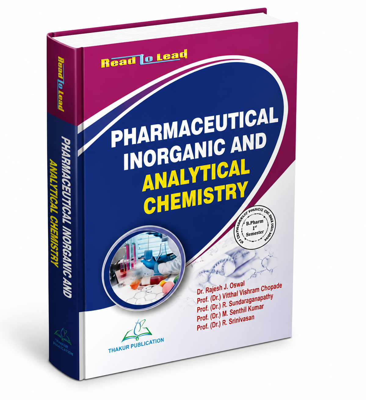 Pharmaceutical Inorganic and Analytical Chemistry | B.Pharm First Semester | Latest syllabus 2026 | Thakur publication | Hardbound Book