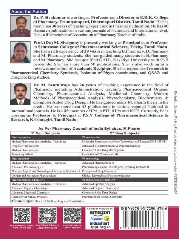 Advanced Organic Chemistry-II (Pharmaceutical Chemistry) M.Pharm Second Semester