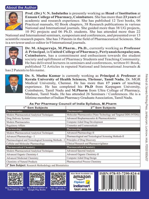 Advanced Spectral Analysis (Pharmaceutical Chemistry) M.Pharm Second semester