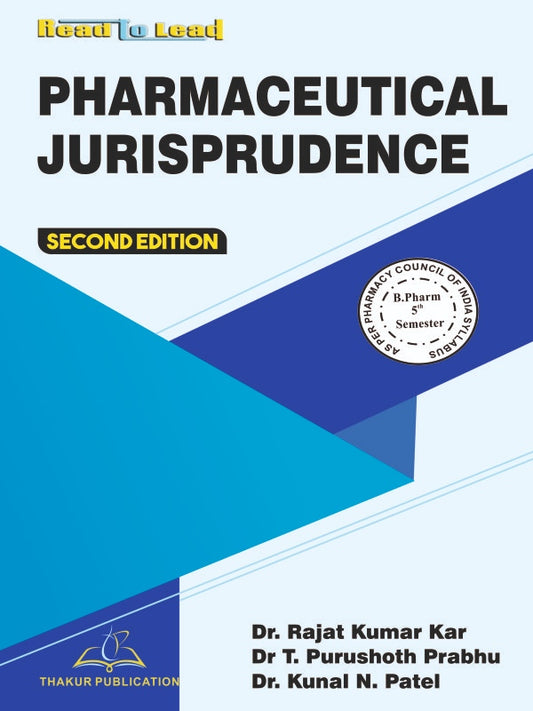 Pharmaceutical Jurisprudence Book B.Pharm 5th Semester