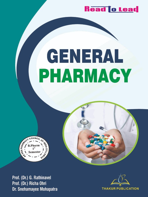 General Pharmacy | Latest Syllabus 2026 | B.Pharm First Semester | Thakur Publication | Four Coloured Book