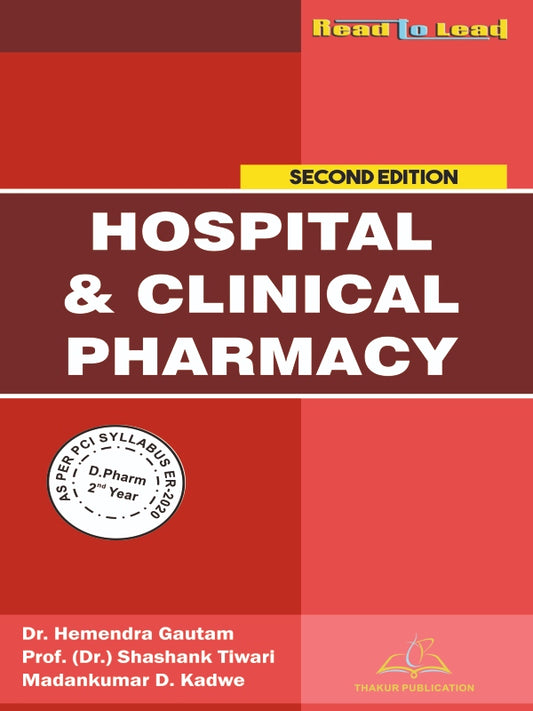 Hospital and Clinical Pharmacy Book D.Pharm 2nd Year