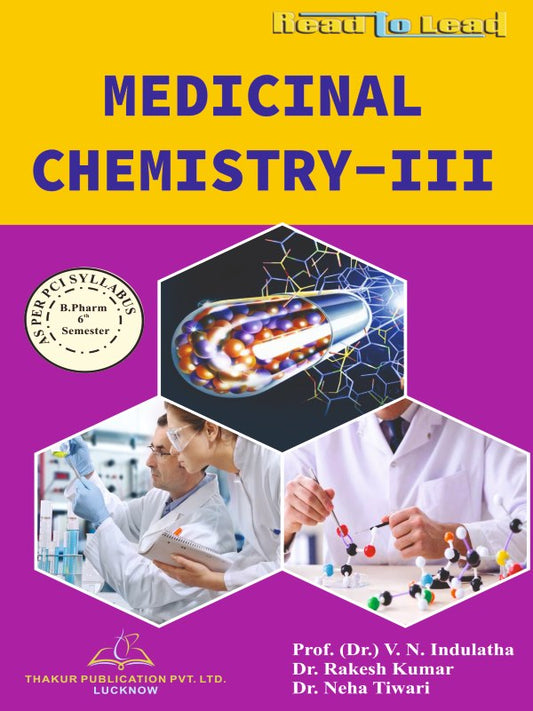 Medicinal Chemistry III Book B.Pharm 6th Semester