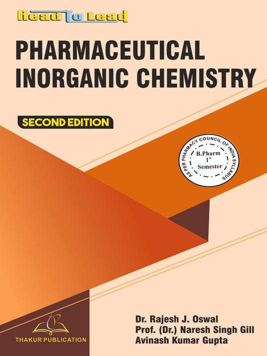 Pharmaceutical Inorganic Chemistry Pharmaceutics-I Book B.Pharm 1st Sem