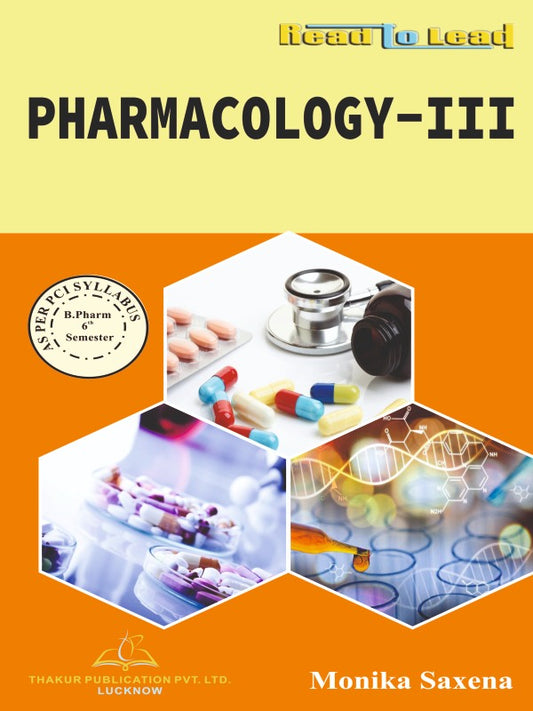 Pharmacology-III Book B.Pharm 6th Semester